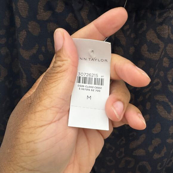 Ann Taylor Women’s Pants M‎ Leopard Print High Rise Tapered Ankle Pull-On - Picture 7 of 14